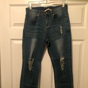 Ellison distressed boyfriend jeans